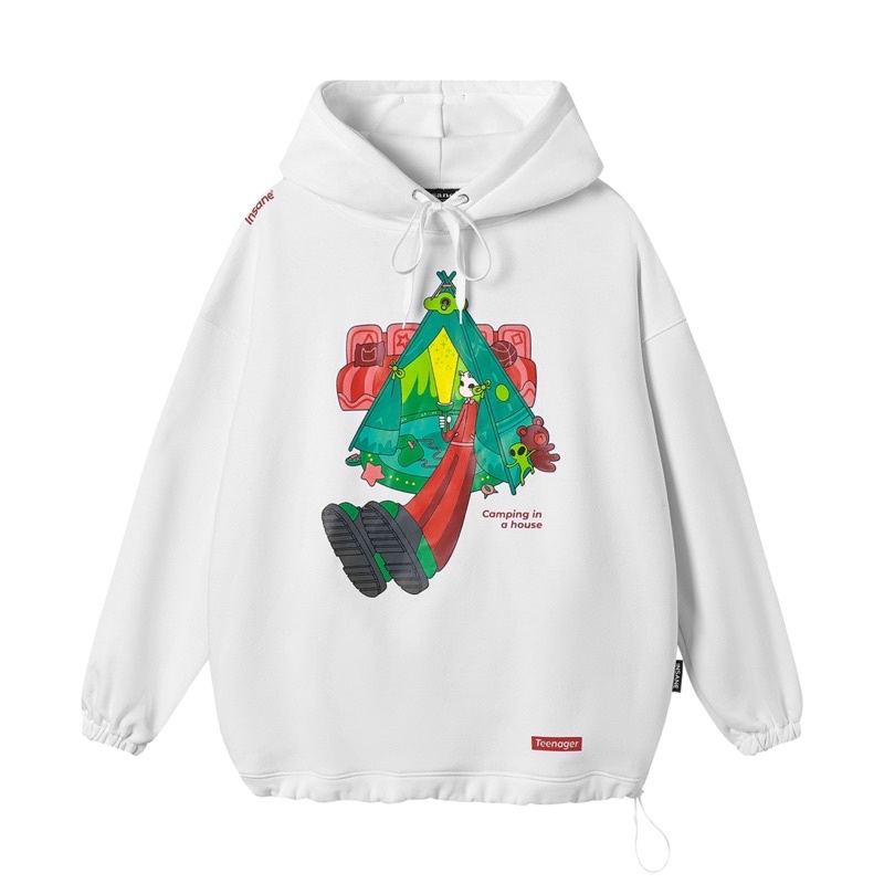 [Áo Hoodie Insane®] Teenager Hoodie - White