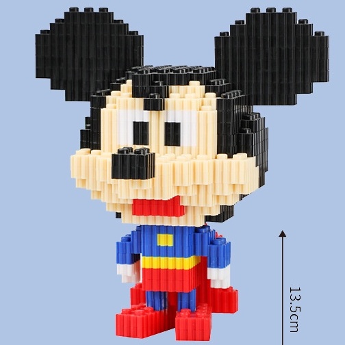 Đồ chơi mô hình lắp ráp 3D mini hình các nhân vật hoạt hình Mickey,Tom & Jerry, Vịt Donal....
