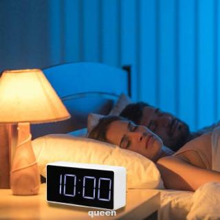 Guesthouse Students Snooze Bedroom Living Room Led Plastic Table Top USB Powered Temperature Display Digital Alarm Clock