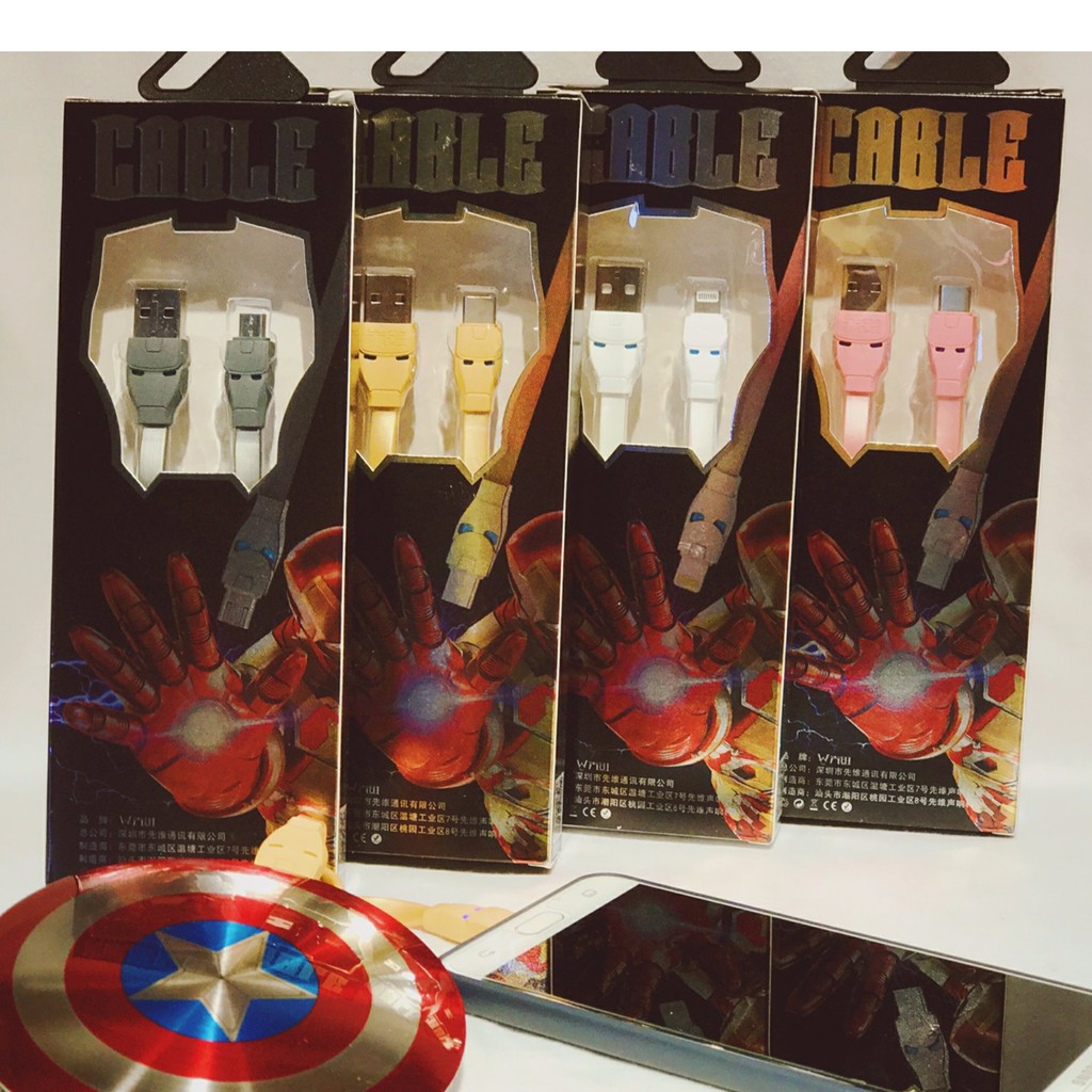 Dây sạc Iron Man