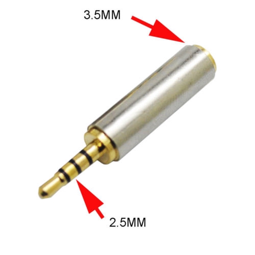 Adapter chuyển đổi giắc cắm từ đầu cắm 2.5mm sang ổ cắm 3.5mm cho tai nghe