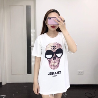 Áo thun in đầu lâu siêu chất hàng chuẩn đẹp