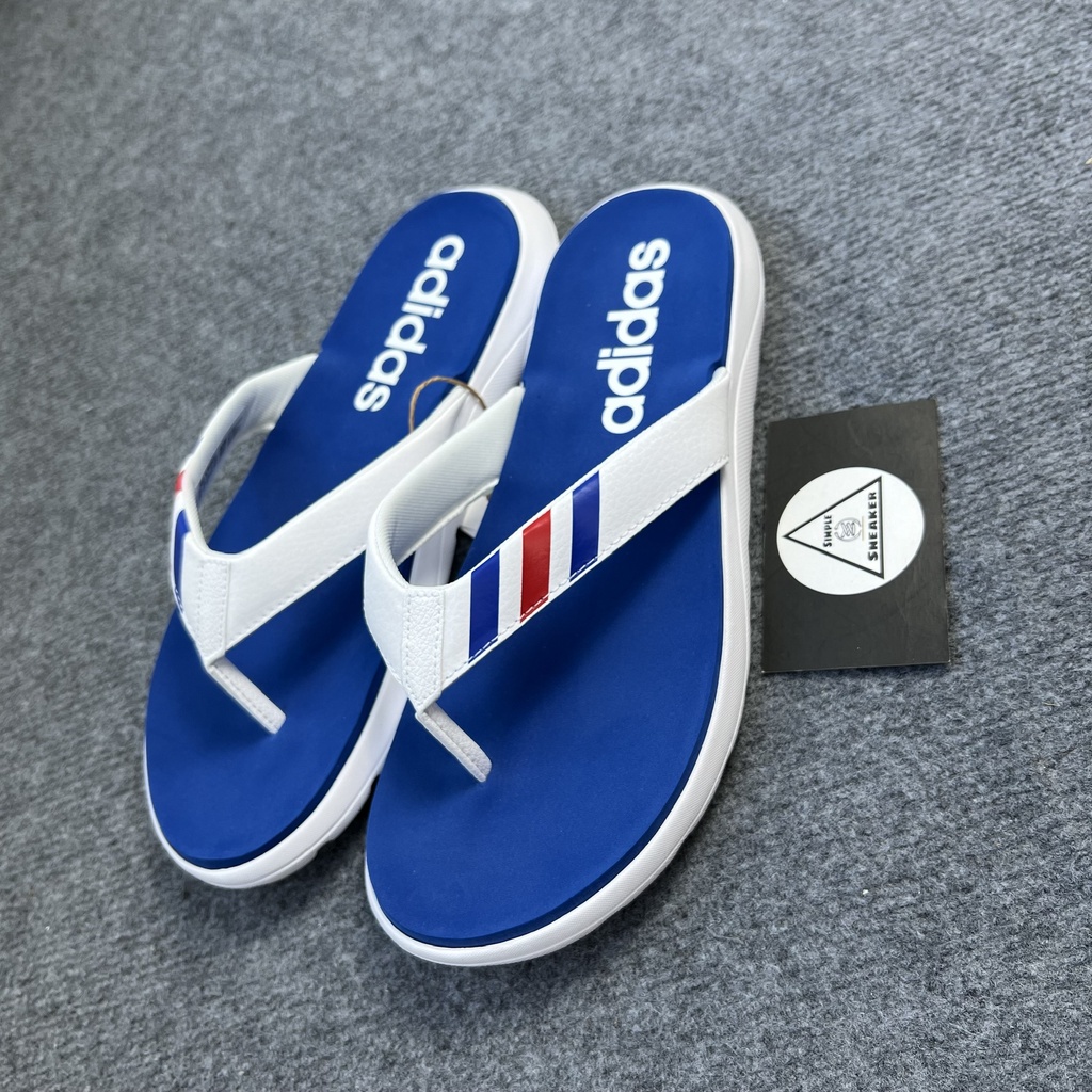 Dép Adidas Xỏ Ngón  CHÍNH HÃNG  Adidas Comfort Flip Flops Blue/Black - [FY8655/FY8656] Simple sneaker