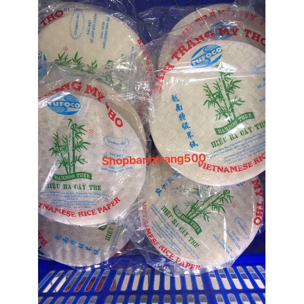 Bánh Tráng Cuốn 3 cây tre tròn size 22 gói 500gr