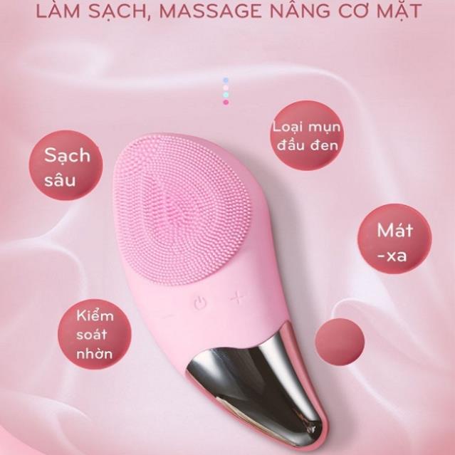 Máy rửa mặt SONIC FACIAL cao cấp 3 IN 1