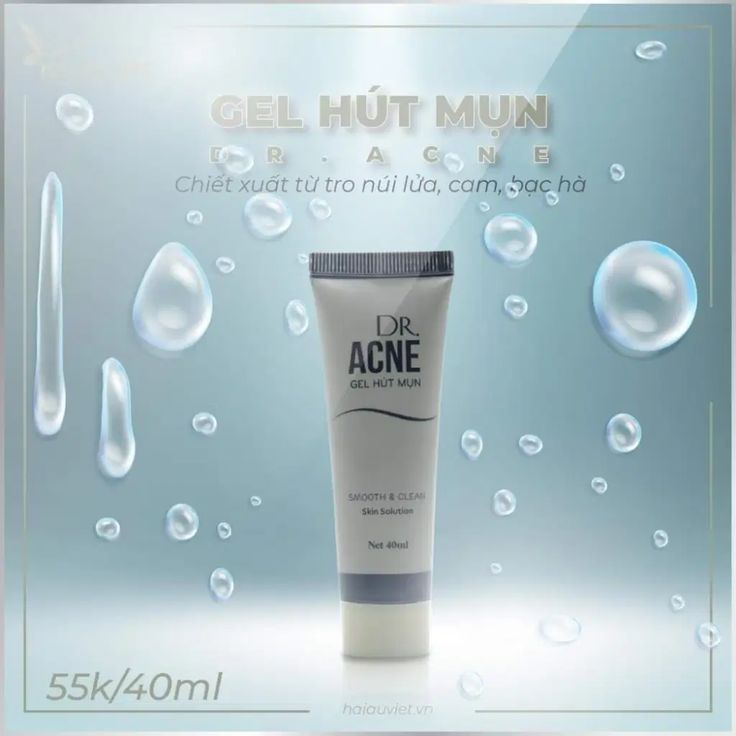 Sỉ- Gel hút mụn tinh than tre tro núi lửa Dr Acne lột_mụ.n cực sạch hiệu quả chính hãng - HANAYUKI BEAUTY