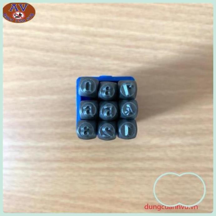 Bộ đóng số và chữ 3mm, 4mm ,5mm XUÔI