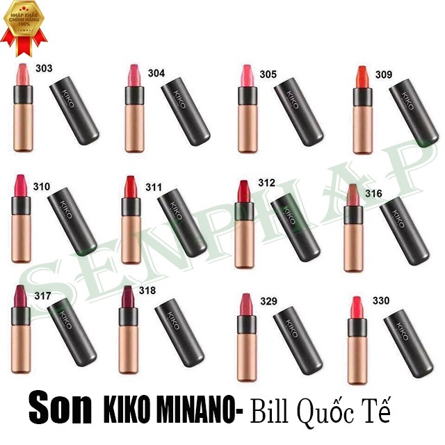 Son KiKo Milano ❣️Freeship❣️ Son lì kiko các màu, 309,310, 311 đươc ưa chuộng nhất hiện nay