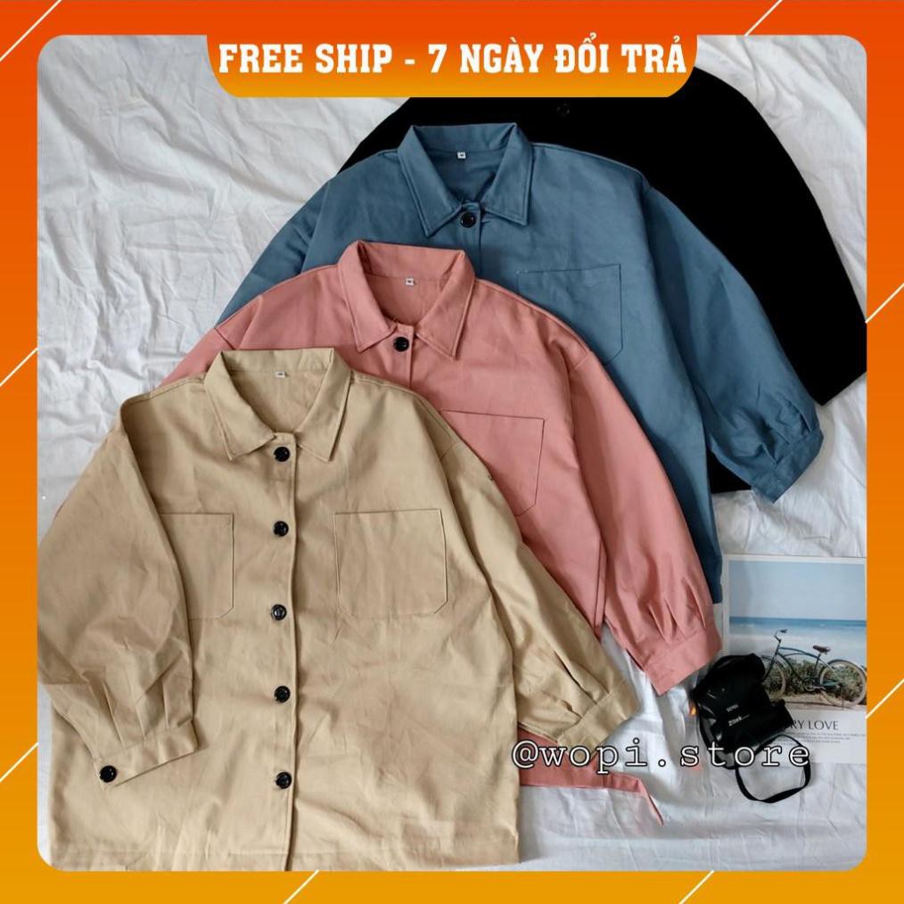 [Mã FATHANG5 giảm 10K đơn 50K]  Áo Khoác Kaki form rộng SIMPLE JACKET Unisex (4 màu) | BigBuy360 - bigbuy360.vn