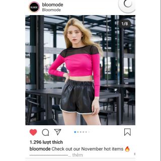 [NEW cond ds] Áo croptop Bloomode