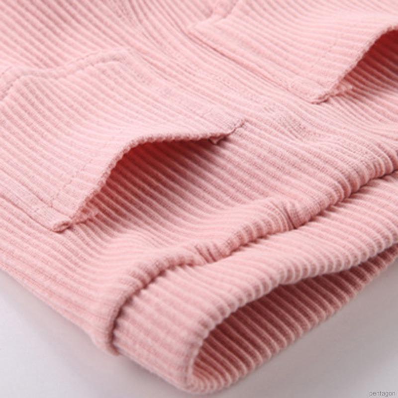 Quần Legging Cotton Mỏng Có Túi Lớn Dễ Phối Đồ Cho Bé Gái 1-6 Tuổi