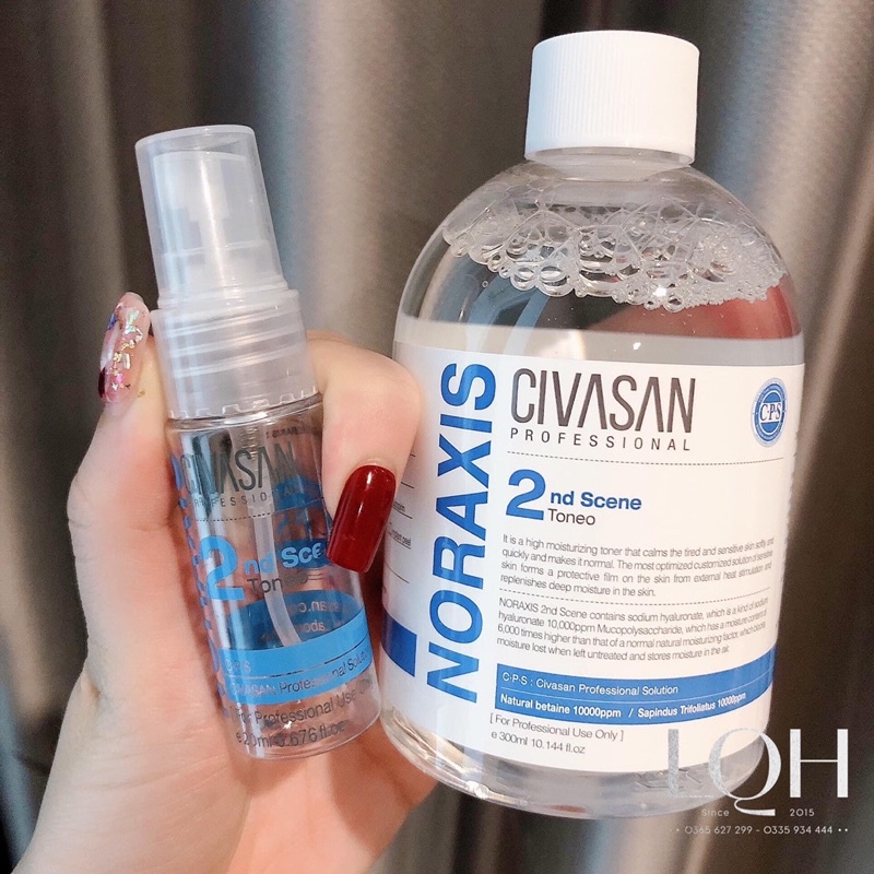 Nước hoa hồng Civasan Noraxis 2nd Scene Toner cấp ẩm phục hồi 300ml