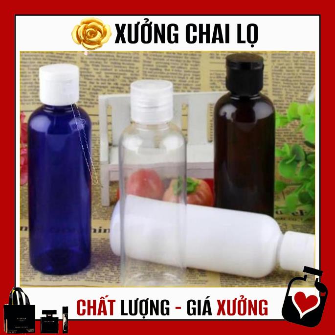 [TOP GIÁ RẺ] Chai lọ nhựa pet nắp bật [100ml,50ml,30ml,20ml] chiết mỹ phẩm, dầu gội, sữa tắm ,Xưởng Chai Lọ