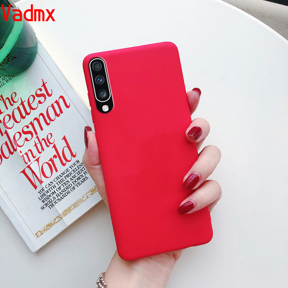 Ốp Điện Thoại Silicon Mềm Màu Trơn Cho Samsung Galaxy A50 A70 A50s A30s A40 A60 M40