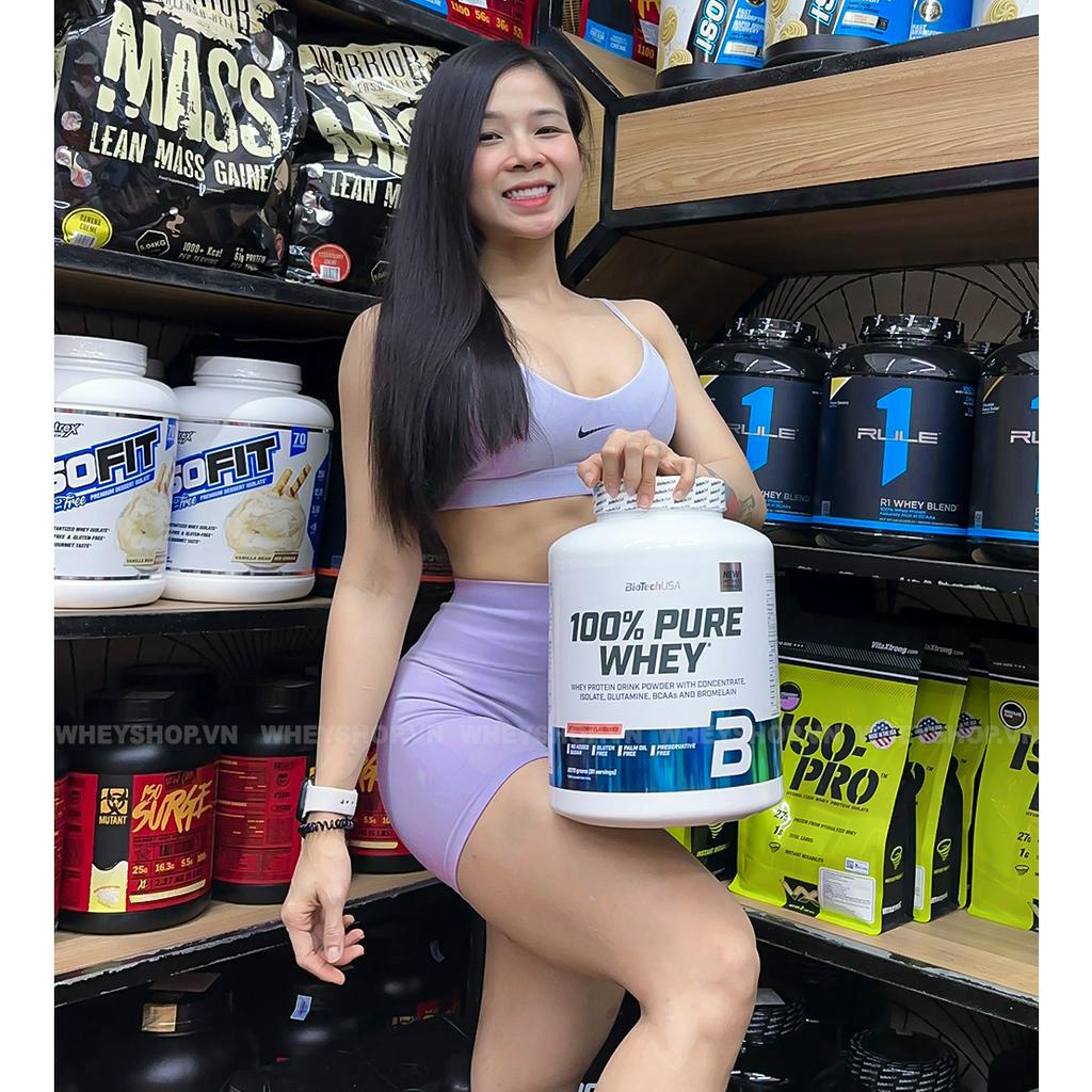 Sữa dinh dưỡng tăng cơ BiotechUSA 100% Pure Whey 5Lbs