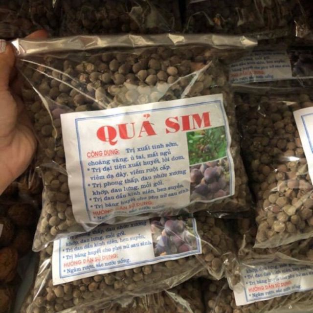 Quả sim rừng khô 1kg quả to siêu đẹp giá rẻ