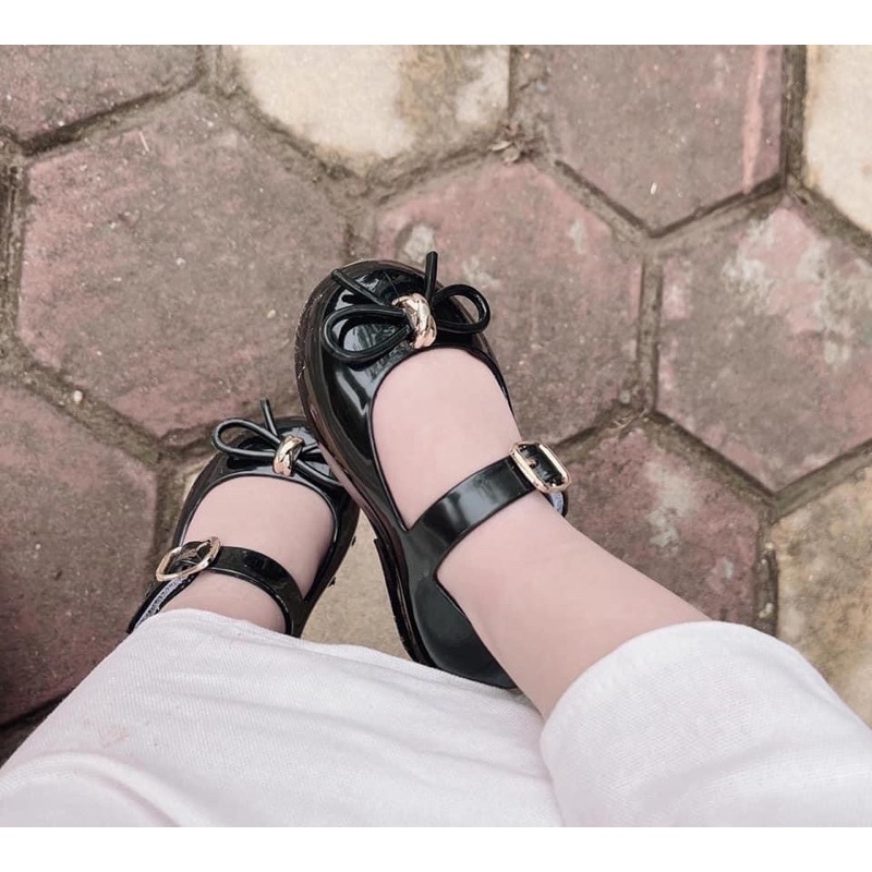 Giày nơ chuẩn hãng MINI DD siêu xinh cho bé gái