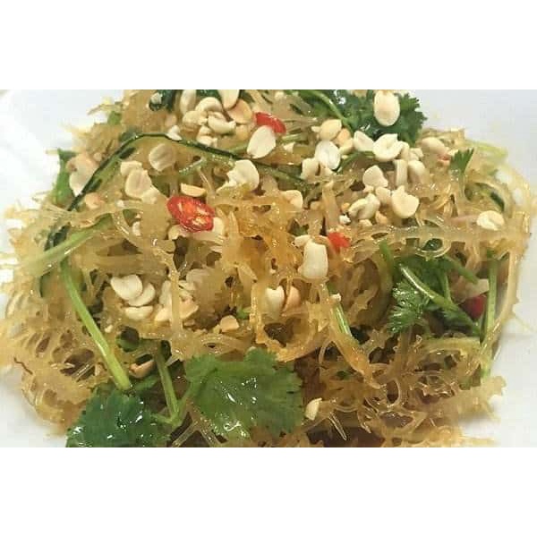 Rong sụn gai Nha Trang 1 ký - Làm gỏi, nấu chè, ăn sống - Màu vàng đục tự nhiên