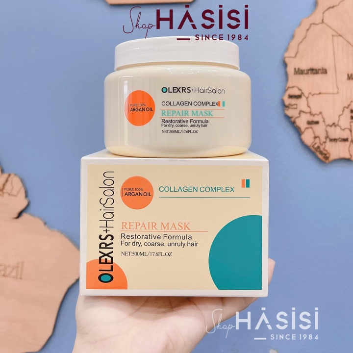 Hấp Dầu OLEXRS - Collagen Complex Repair Mask 500ml