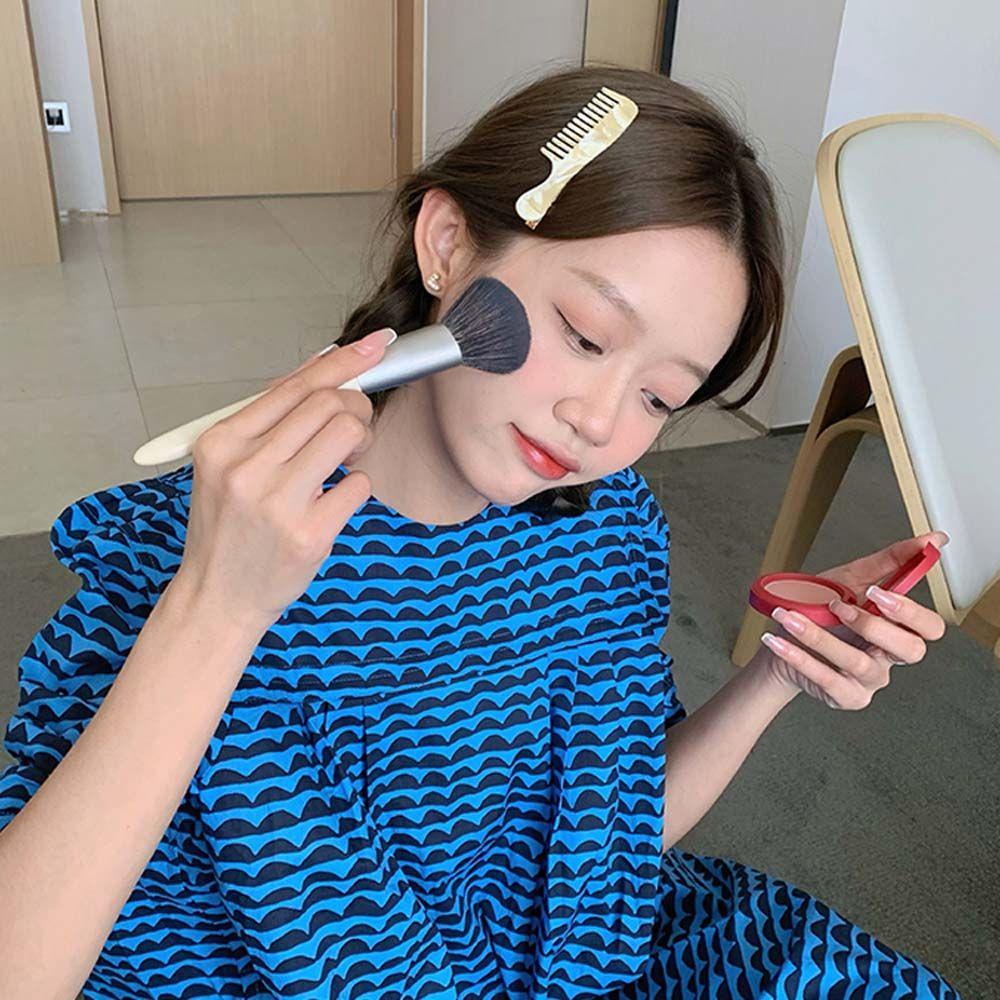 TWINKLE Kẹp Tóc Lược Nhỏ Bằng Acrylic Màu Kẹo Ngọt Thời Trang Hàn Quốc Cho Nữ