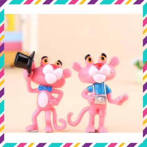 Mô hình báo hồng - The Pink Panther dễ thương đáng yêu với nhiều tư thế