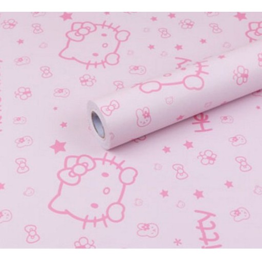 1 mét decal dán tường hello kitty chữ khổ 60cm keo sẵn