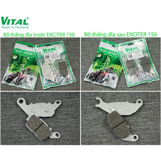 Bố thắng đĩa Exciter 150,/Exciter 155,/Ex150/Ex155 >> hiệu VITAL - má phanh xe máy, bố thắng đĩa VITAL
