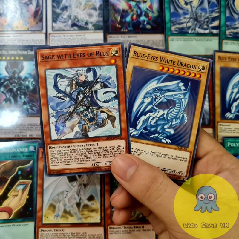 Bài YuGiOh - Bộ 54 lá bài Blue Eyes Meta 2020 Deck - Card Game VN