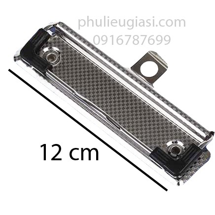Kẹp Trình Ký Có Vân Caro Cao Cấp 12cm