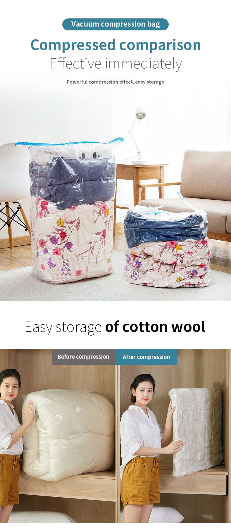 Túi Đựng Quần Áo Hút Chân Không Tiện Lợi&*&--&&* | BigBuy360 - bigbuy360.vn