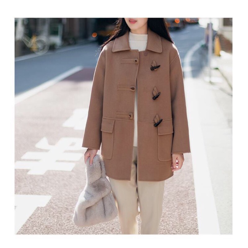 [sẵn hàng]Áo Khoac Dạ Khuy Sừng Dáng Chùm Mông Màu Nâu Tây Cực Xinh /Áo Dạ ulazzang | BigBuy360 - bigbuy360.vn