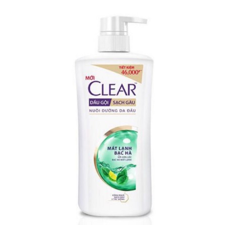 Dầu gội CLEAR Mát Lạnh Bạc Hà 630g