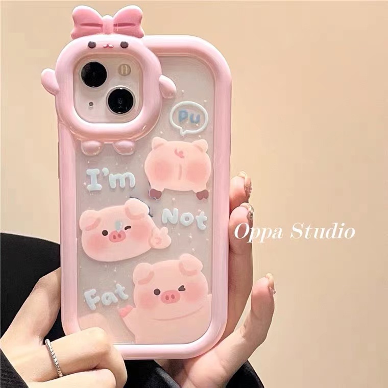 Ốp Điện Thoại Dẻo Trong Suốt Họa Tiết Hoạt Hình Chú Gấu Dễ Thương Chống Sốc Cho iPhone 13 12 11 Pro Max 2023