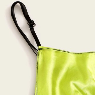 Bộ Đồ Ngủ Lụa Satin Phối Nơ Cho Nữ