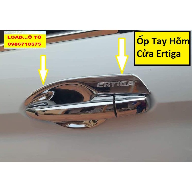 Ốp Tay Nắm Và Hõm Cửa Suzuki Ertiga 2022-2019 Mạ Crom