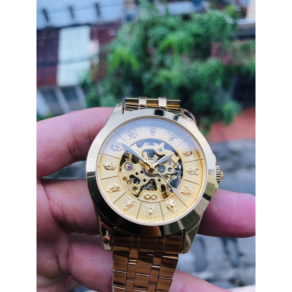 Đồng hồ cơ nam October cơ lộ máy độc đáo, thiết kế 12 mốc giờ là 12 con giáp độc đáo, sang trọng [ Đồng Hồ Cơ ] | BigBuy360 - bigbuy360.vn