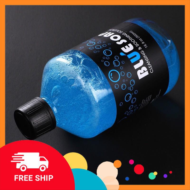 Nước Rửa Blue Soap  Nước rửa hình xăm- Dung Dịch Tạo Bọt- Nước Vệ Sinh Hình Xăm 500ml