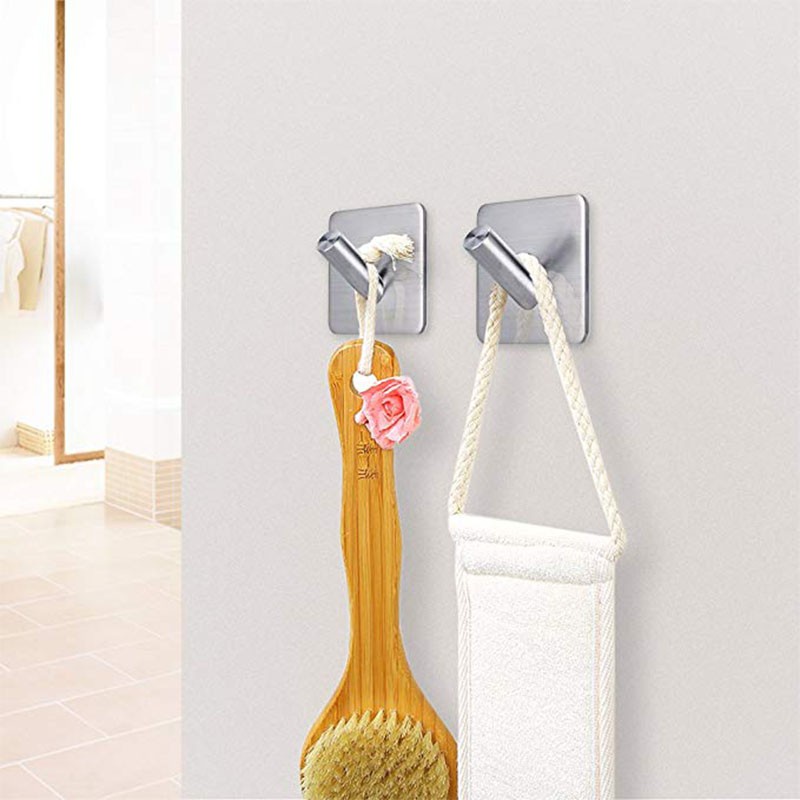 Móc treo đồ ANAEAT làm từ thép không gỉ thiết kế dán tường đa năng tiện dụng