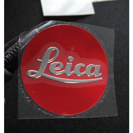 Miếng Dán Kim Loại In Hình logo leica Trang Trí Điện Thoại