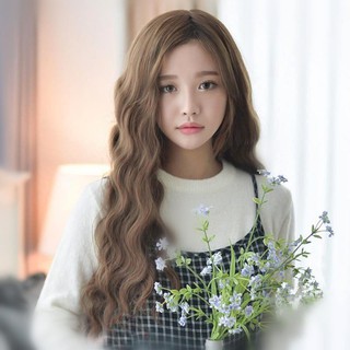 Bộ Tóc Giả Nữ Cả Đầu Loại Xoăn Xù Dài Không Mái Trẻ Trung _ 184 ( nguyên đầu cosplay )