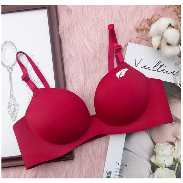 Áo lót nữ, áo ngực nữ su Lông vũ đệm dày bàn tay nâng ngực chống xệ | BigBuy360 - bigbuy360.vn