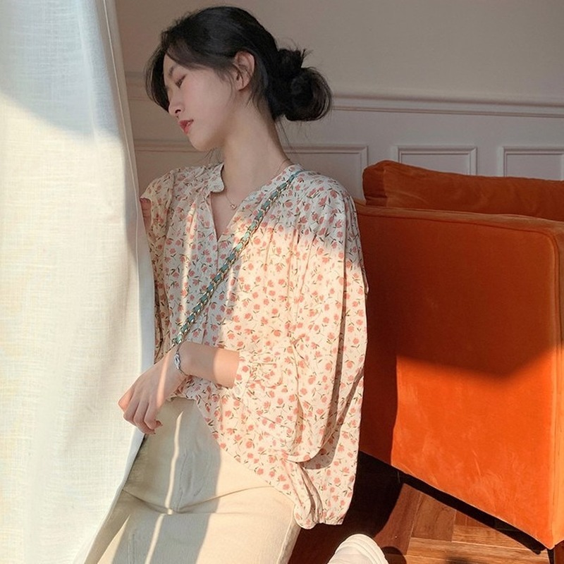 CCVN Áo Sơ Mi Tay Dài Thời Trang Hàn Quốc Cá Tính Cho Nữ