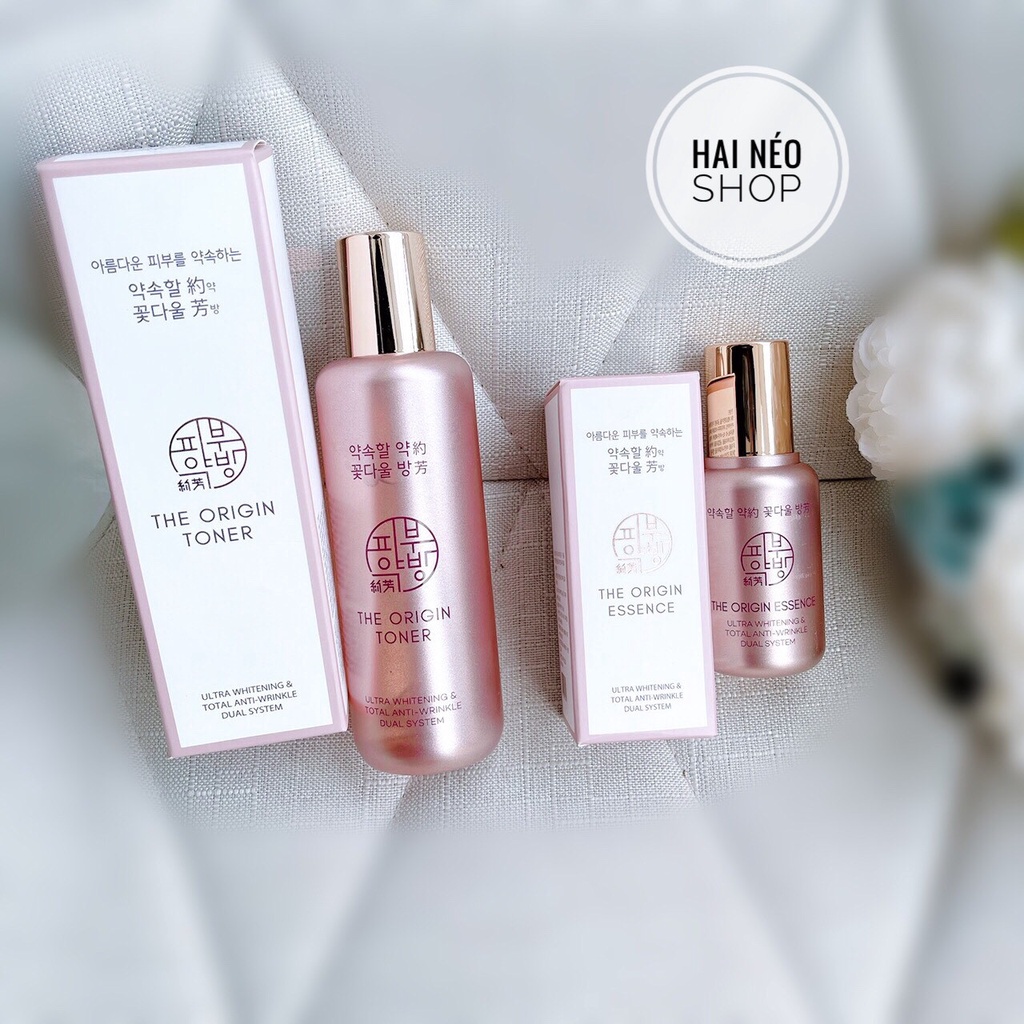 Bộ dưỡng chăm sóc da nám, sạm màu và lão hóa KWANGDONG THE ORIGIN toner & essence (Hàn Quốc)