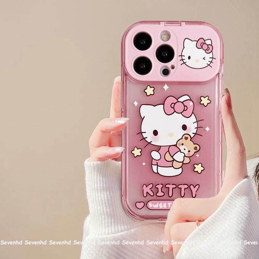 Ốp Điện Thoại Họa Tiết Hello Kitty Cho iPhone 14 13 12 11 Pro Max X XR Xs Max 8 7 6 6s Plus SE 2020