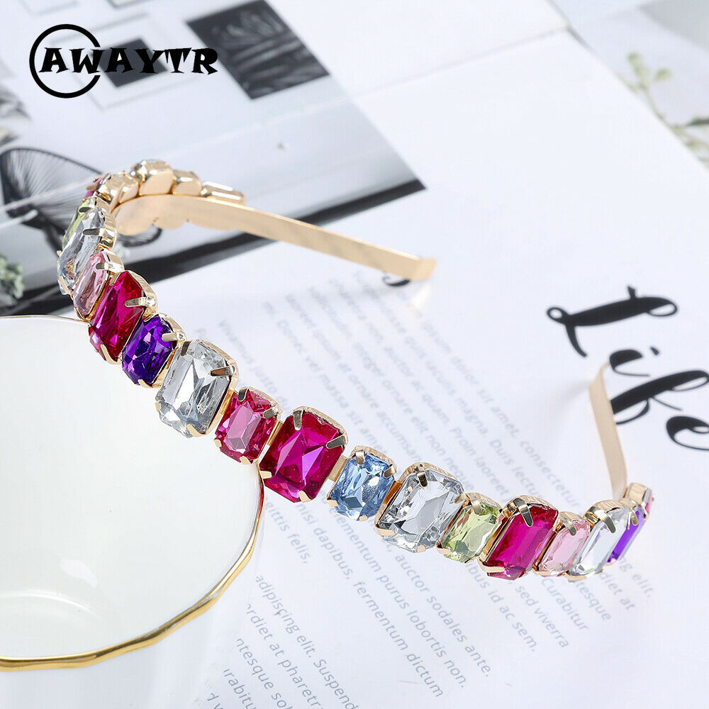 Cài tóc hình vương miện đính đá giả lấp lánh thời trang cho nữ