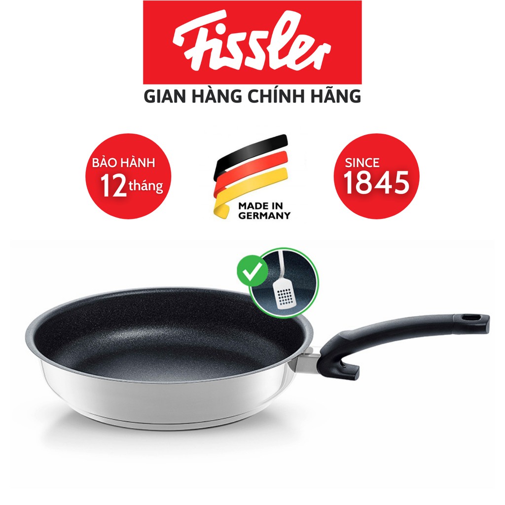 [SẢN XUẤT ĐỨC - BẢO HÀNH 12 THÁNG] Chảo chống dính Fissler Adamant Premium (nhiều size) - Hàng chính