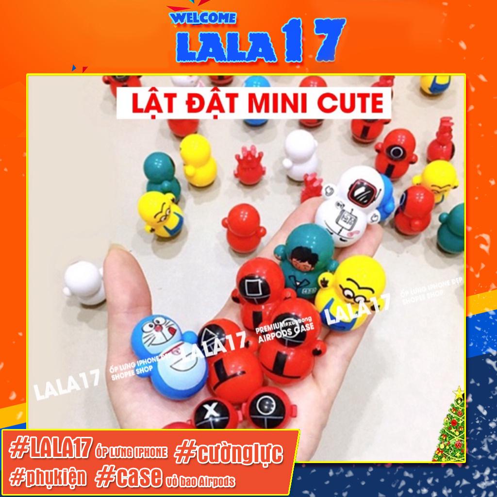 Lật đật squid game mini, đồ chơi lật đật mini doraemon cho bé cute dễ thương giá rẻ (pikachu, trò chơi con mực, minion)