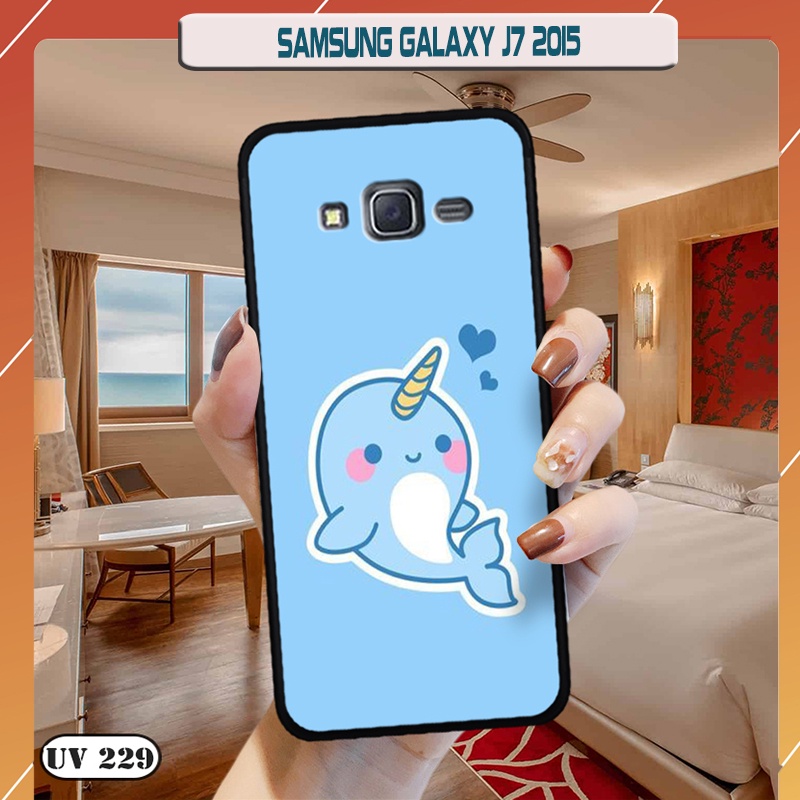 Ốp lưng nhám in hình 3D Samsung Galaxy J7 2015