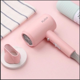 Bảo vệ tóc- Công nghệ sấy 2020] máy Sấy tóc Kulvo,2 chiều nóng lạnh. Bảo hành 06 Tháng