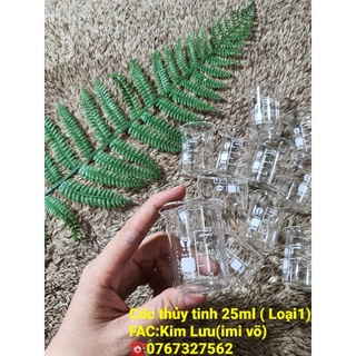 Cốc thủy tinh  đo lượng 25ml